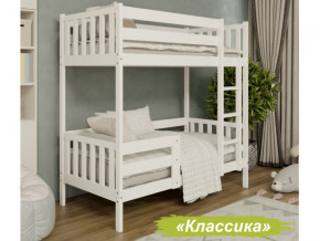 Кровать 2-х ярусная Аист-2 Классика белый 1800х900 мм в Талице - talica.magazin-mebel74.ru | фото