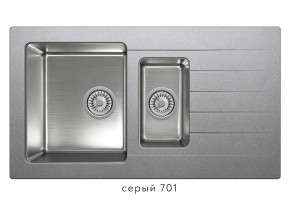 Мойка комбинированная Tolero twist TTS-890 Серый 701 в Талице - talica.magazin-mebel74.ru | фото