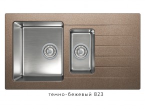 Мойка комбинированная Tolero twist TTS-890 Темно-бежевый 823 в Талице - talica.magazin-mebel74.ru | фото