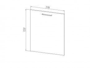 П 60 Комплект для посудомоечной машины 600 мм (цоколь + фасад) ЛДСП в Талице - talica.magazin-mebel74.ru | фото