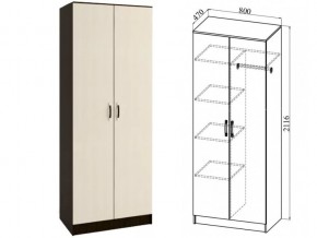 ШКР800.2 Шкаф 2х-створчатый комби в Талице - talica.magazin-mebel74.ru | фото